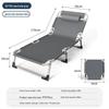 Portable Multifunctional Foldable Nap Bed for Office, Home, and Camping
