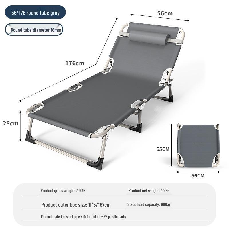 Portable Multifunctional Foldable Nap Bed for Office, Home, and Camping
