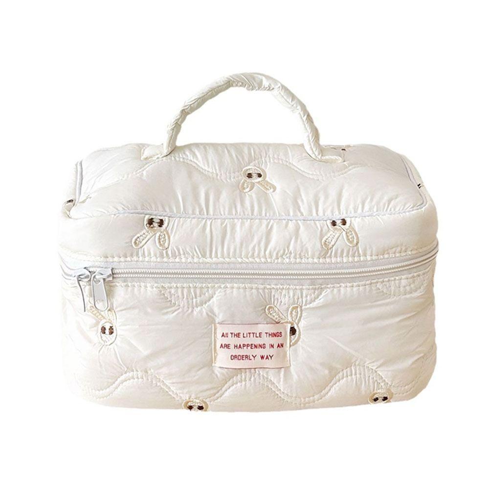 High Quality Embroidery Makeup Bag Storage Bag Large Capacity Cosmetic Bag Travel Organizer Portable Washbag