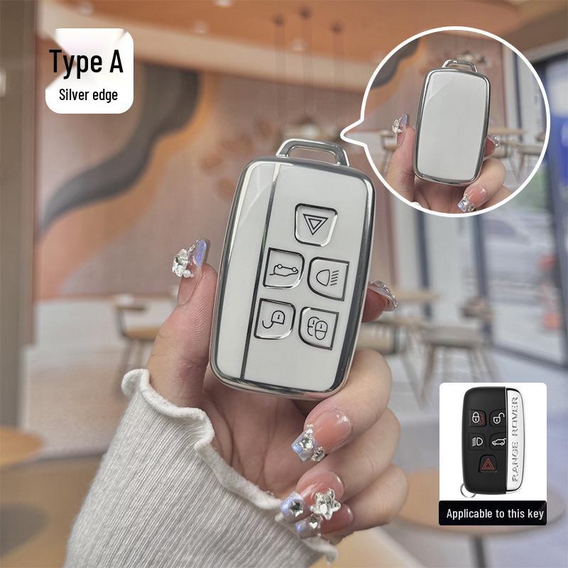 

Key Case for Land Rover Range Rover Sport/Evoque, Discovery 4/5, Velar, and Freelander 2
