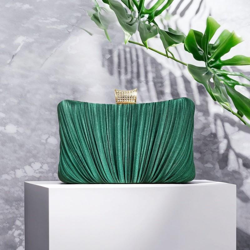 Elegant Rhinestone Bowknot Closure Novelty Bag Clutch Purses Bride and Bridesmaid Handbag Elegant Evening Bag for Women Club Pa