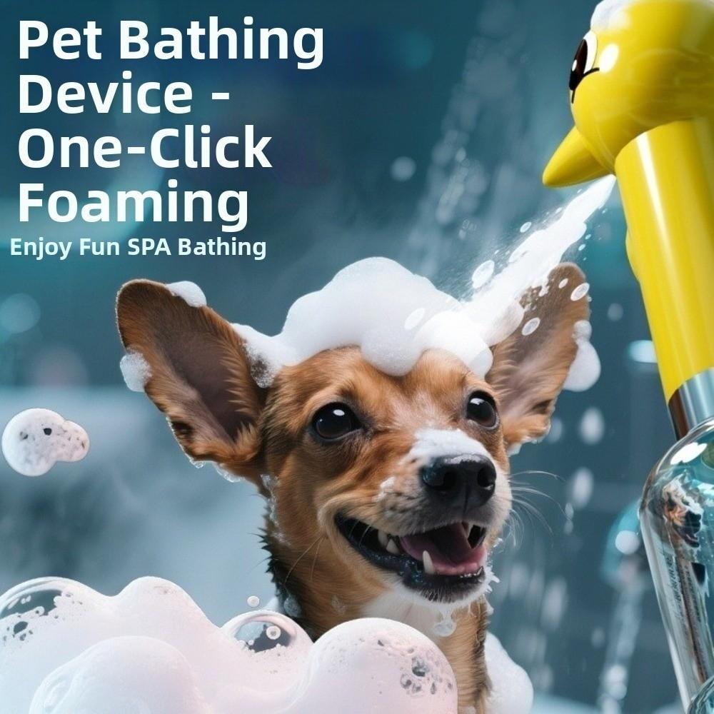 Clog-Resistant Pet Bathing Foaming Machine Rechargeable Pet Foam Sprayer  Outdoor Washing
