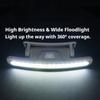Portable COB Waist Light Rechargeable Work Light Outdoor Camping Night Running Floodlight Fishing and Hunting Work Light