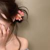National style flower hairpin female side clip ball head flower hairpin hair card ponytail flower clip camellia small grab clip