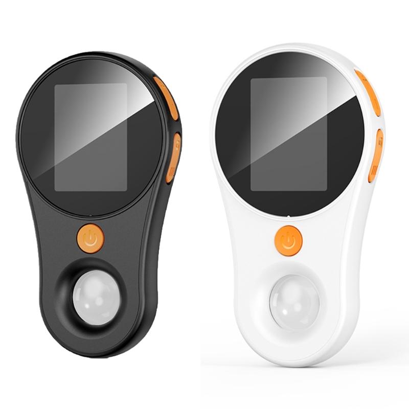 Handheld Digital Microscope Magnifying Glass 500X Zoom, 8 LED Light For Coin Jewelry Watch Repair, Electronics Magnifier bianco