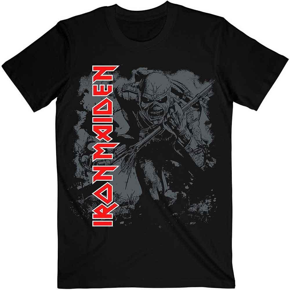 Iron Maiden  Hi Contrast Trooper  Black T shirt - NEW Unisex T-Shirt XL