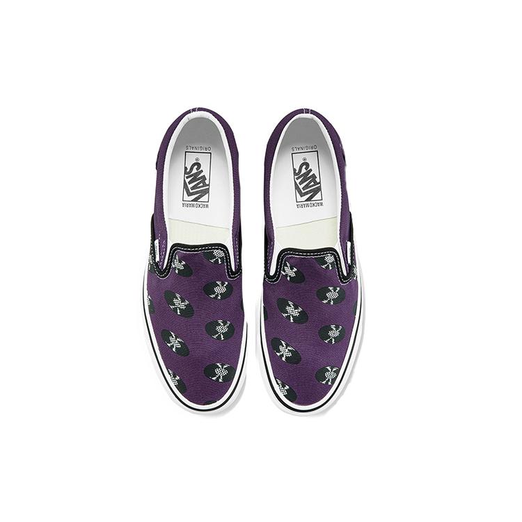 Vans Og Classic Slip On Wacko Maria Purple Records VN0A45JK596