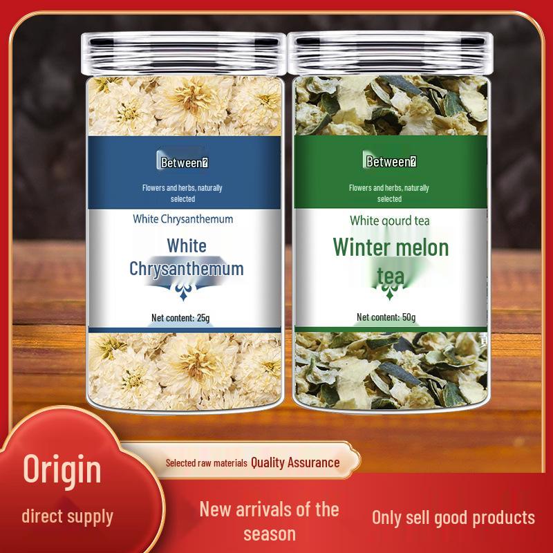 Shen Zhiwen Rose Winter Melon Lotus Leaf Herbal Tea - Sulfur-Free Health Drink for All Seasons