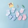 Newborn Anti Scratch Cotton Soft Baby Socks Gloves Sets Solid Color Boys Girls Mittens Suits 2 pair