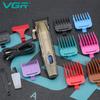 VGR V-036 Electric Clipper Carved Hair Clipper Retro Metal Electric Push Clipper for Men's Hair Clipper with Digital Display Home Razor Shaver