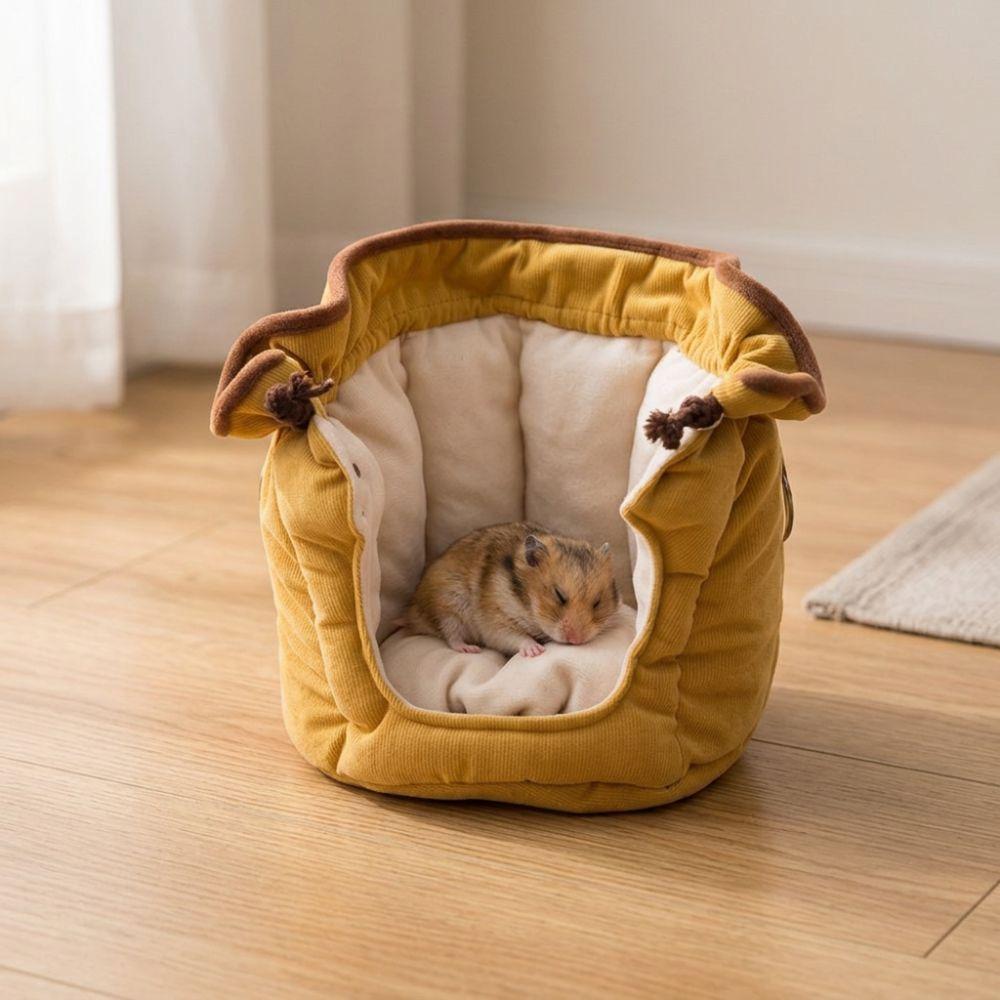 Soft Warm Small Pet Sleeping House Bite Resistant Pet Hanging Hammock Indoor Winter