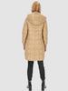 WOMEN' QUILTED JACKET WITH SIDE SPLIT