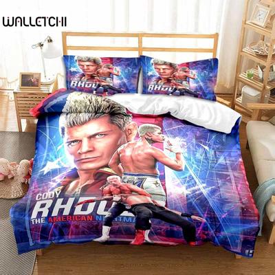 Cody Rhodes Duvet Cover Cool American Nightmare Bedding Set Soft Adult Kids Bedroom Single Double King Size Bed Set Boys Gift