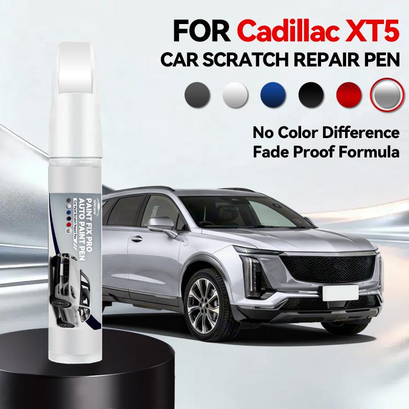 

For Cadillac XT5 Car Paint Repair Pen Touch Up Scratch Remover DIY Auto Accessories White Blue Silver Red GNT Gray 05U GZA Black срібний