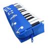 Music Notes Piano Keyboard Pencil for Case Large Capacity Pen Bags Stationery Office School Student Gifts Back To School