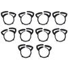 10 Pack 1" Heavy Duty Double Gripping Nylon Snap Grip Nylon Plastic Hose Clamps  Tubing/Hose