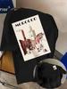Vintage Moroccan Cityscape Print Unisexs Tee 100 Cotton Breathable Travel Street Style Summer Casual Short Sleeve Tops