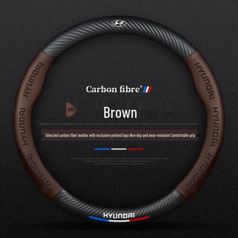 All-Season Anti-Slip Steering Wheel Cover for 16-19 Hyundai Elantra
