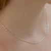 [Silver925] Point Ball Twisted Chain Necklace