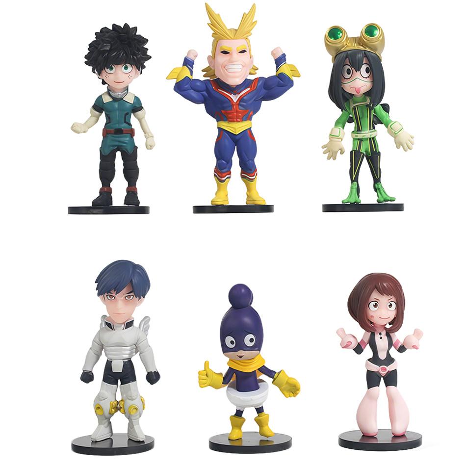 New Anime My Hero Academia Action Figures Midoriya Izuku Bakugou Katsuki Todoroki Shouto Ochaco Uraraka Kirishima Model Toy