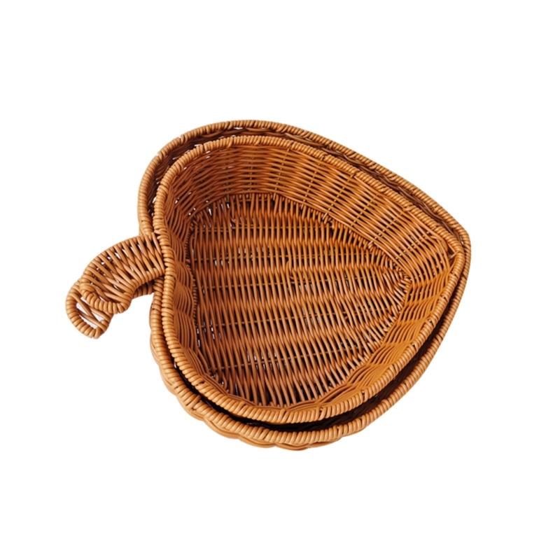 Woven Bread Baskets Fruit Baskets Storage Baskets Vegetable Baskets Snacks Storage Baskets for Vegetables and Snacks