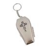 Dark Goth Style Coffin Shape Keychain Pendant Necklace Daily Wear Jewelry Perfect for Punk Lovers and Trendsetters