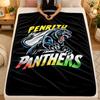Flannel BlanketPenrith Panthers Warm Soft Throw Blanket for Indoor Sofa Bed Living Room Use