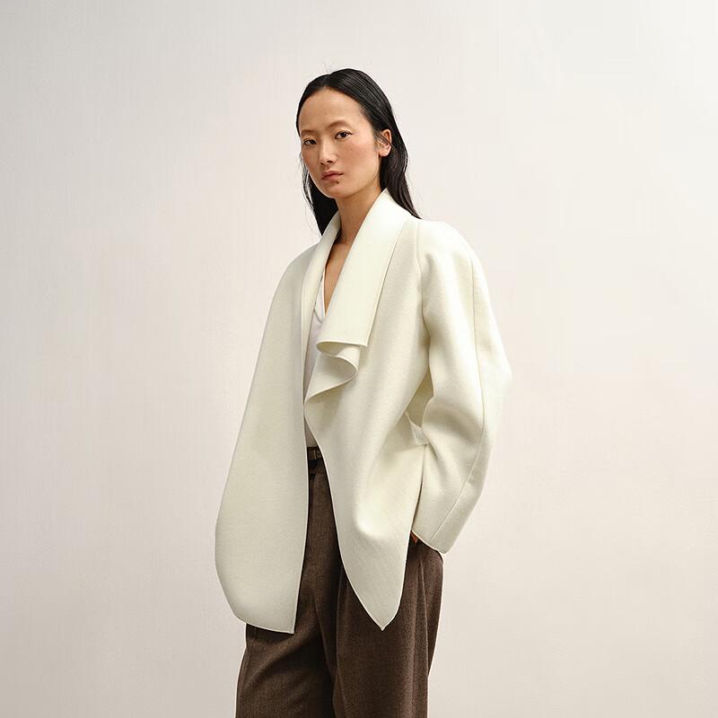 Less 2025 Autumn H-line Wool & Cashmere Coat