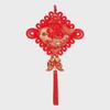 Pendentif Nœud Chinois Poisson Rouge Luxueux pour Bénédictions du Nouvel An et Décoration de Pendaison de Crémaillère