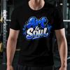 Fashion New Unisexs 3d Graffiti Art Soul Bubble Letter Graphic Tshirt Hip Hop Streetwear Summer Casual Crew Neck Tee Tops