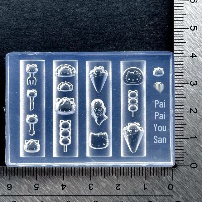 Cartoon Animal & Snowman Silicone Mold for Nail Art