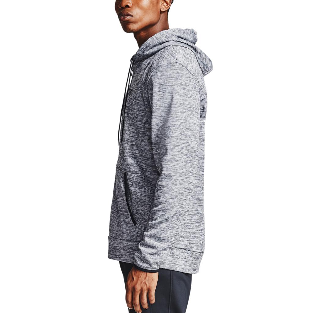 Under Armour Logo Hooded Long Sleeve Zip Jacket Men Jackets 1357110-014