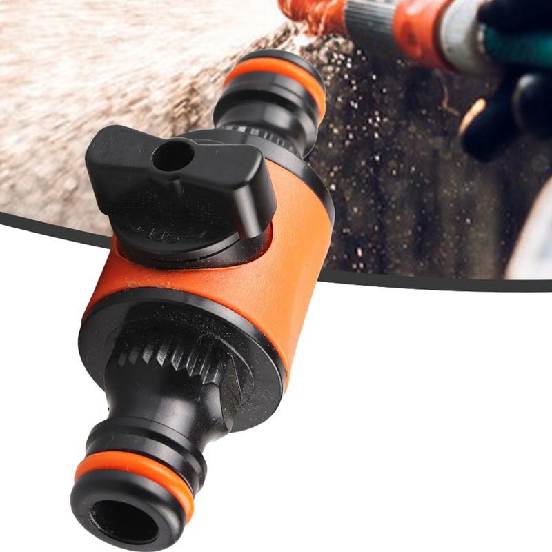 Garden Hose Shut Off Valve, Pipe Connector & Coupler for Water Stop, Irrigation System Repair, Garden Faucet Fitting