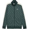 Puma T7 Retro Loose Fit Stand Collar Zip Long Sleeve Jacket Unisex Jackets 63453775