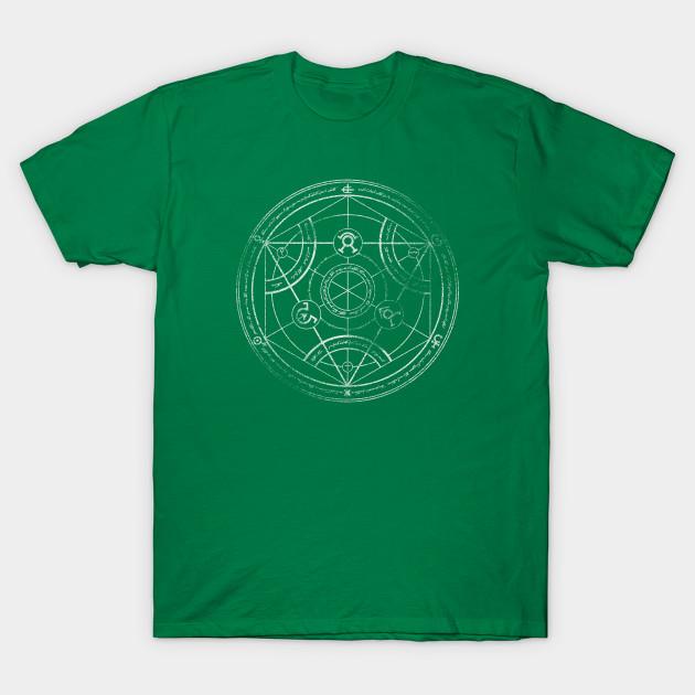 

Unisex Fashion TShirt Human Transmutation Circle Print TShirt Plus Size S-5XL T-Shirt 100%Cotton Tops O Neck Short Sleeve Tees XXL зелений