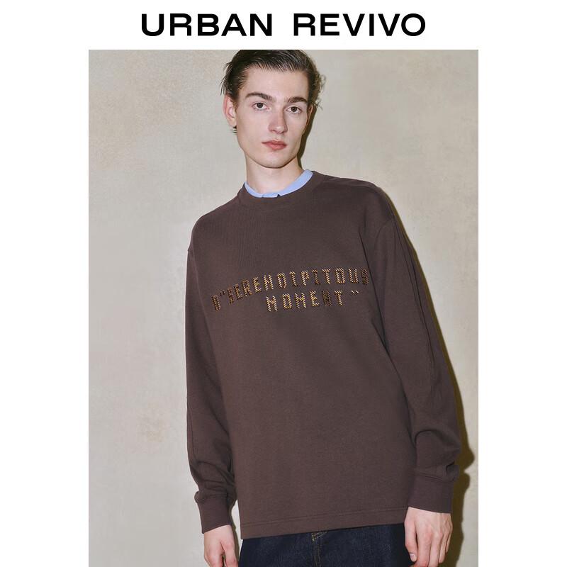 UR Men's 2025 Spring Retro Sport Letter Sweatshirt