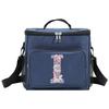 Lunch Bag Thermal Handbag Cooler Organizer Case Waterproof Outdoor Travel Shoulder LunchBox for Men and Women Rose Flower Print