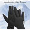 YKYWBIKE Cycling Gloves Full Finger Aerodynamic Road Bike Gloves Shock Absorbing Touch Screen Reflective Bicycle Gloves