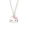 Cartoon Cute Cat Character Pendant Metal Necklace For Wear Casual