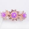 Korean Rhinestone Spring Hair Clip - Versatile Medium/Large Size for Women