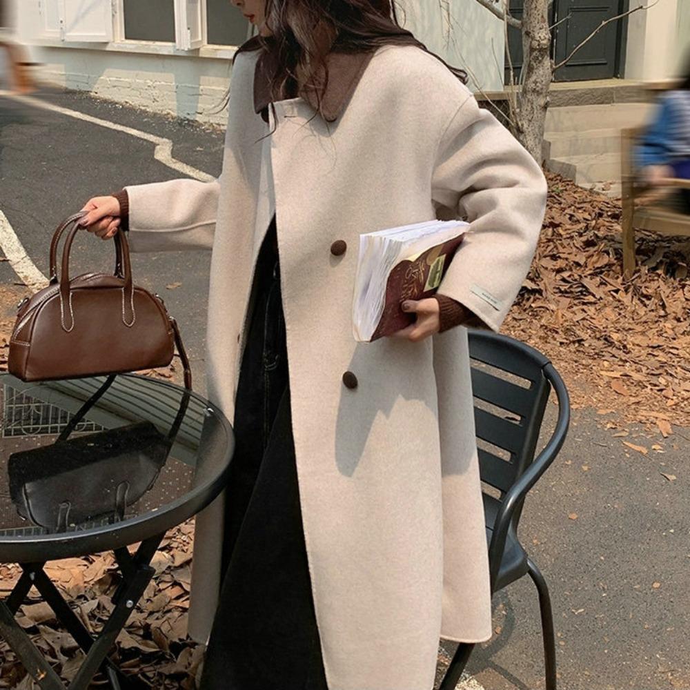 Koreanischer verdickter Damenmantel