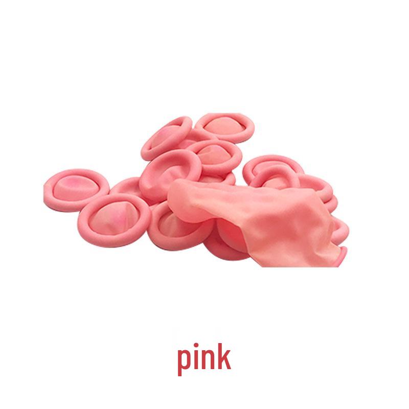 Non-Slip Beige Latex Finger Cots, Anti-Static, Powder-Free, Industrial Protection