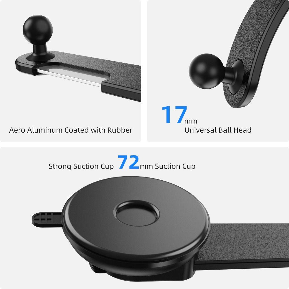 Adjustable Mobile Phone Holder 360° Rotation Ball Head Adapter Car Holder Adapter  Car Accessories