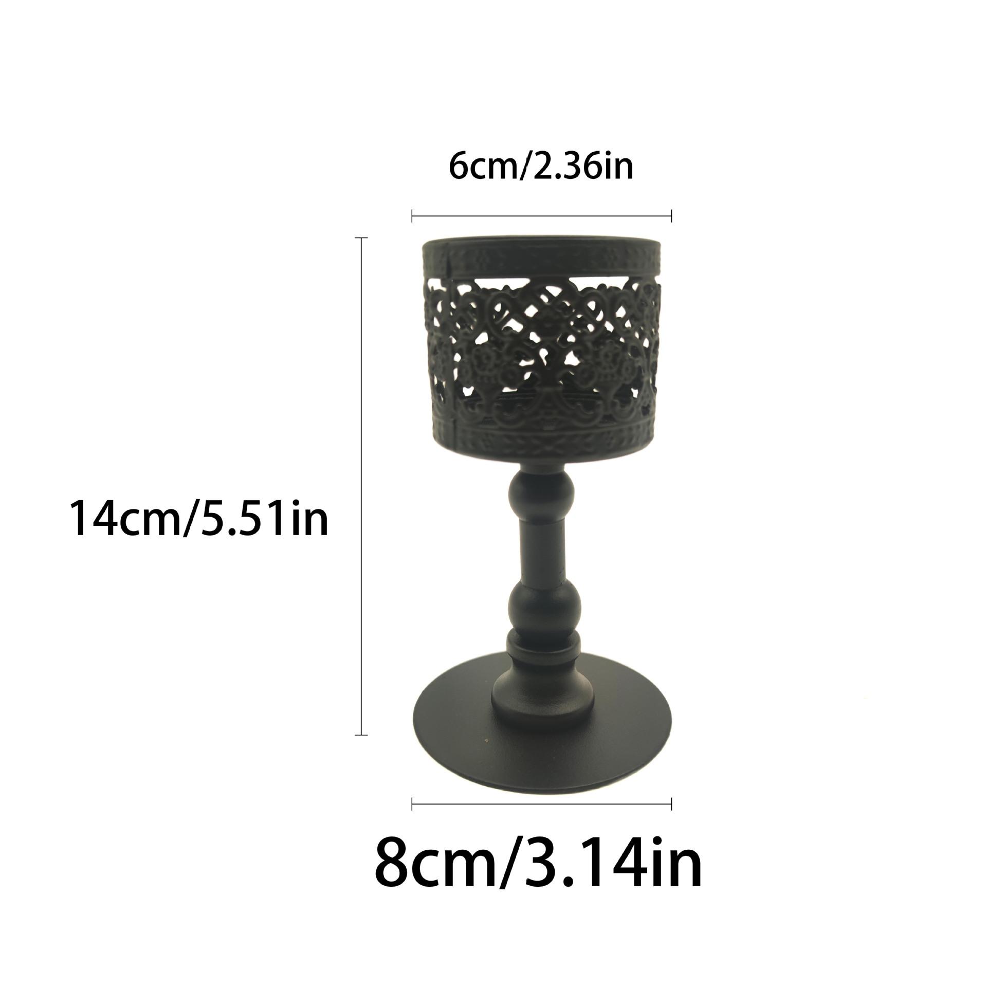 

Originality Iron Candlestick Hollow Out Candle Holder Ornament Home Romantic Atmosphere Candlestick Decoration