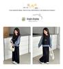 Autumn 2025 Girls' Three-Piece Set: Stylish Vest, Shirt & Wide-Leg Pants
