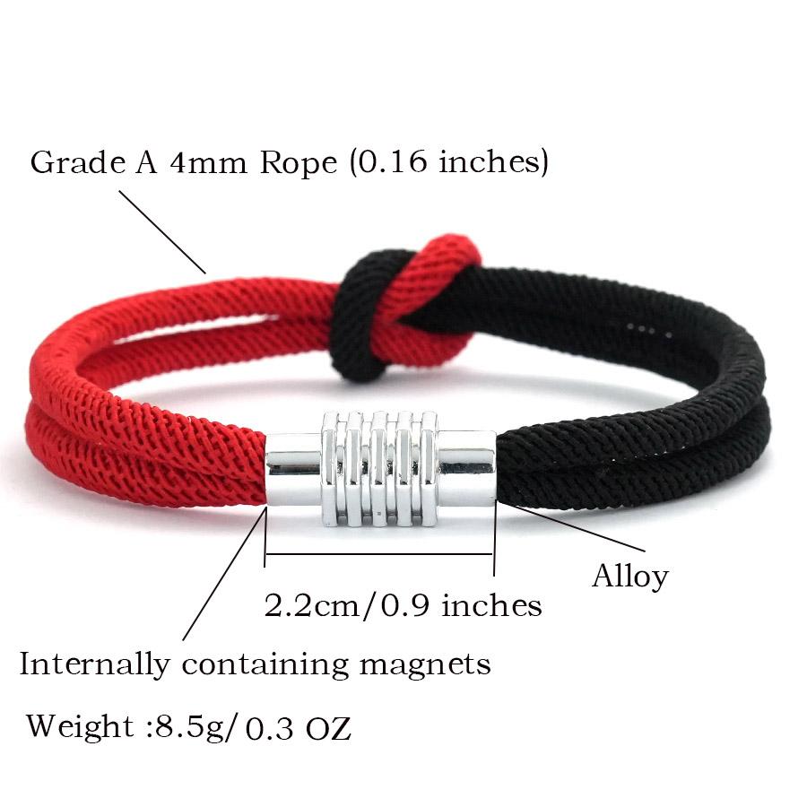 New 8 Styles Classic Contrast Color Design Men Bracelet Boyfriend Gift A Grade Rope Handmade Wrap Braslet Pulseria Hombre Joias