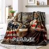 Deer Customize Your Name Blanket Warm Comfortable And Soft Blankets Are Suitable For Home Lunch Break Blanket Office Sofa Sofa Gift To Relatives And