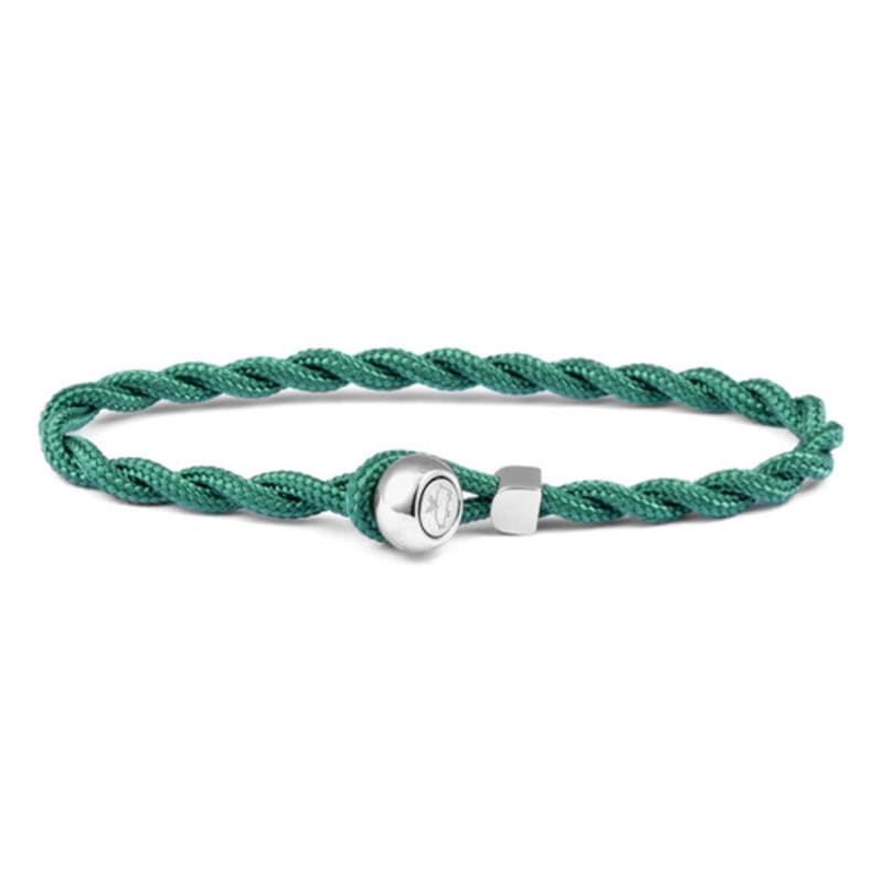 PIG & HEN Easy Ed Bracelet - Patina Green X Silver