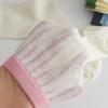 Korean Style Summer Thin Mesh Mid-Tube Cotton Socks In Pastel Colors