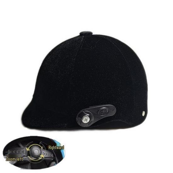 Velvet Equestrian Helmet for All Seasons – Unisex Horse Riding Protective Hat
